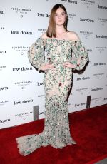 ELLE FANNING at Lowdown Premiere in Hollywood