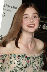 ELLE FANNING at Lowdown Premiere in Hollywood