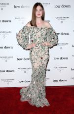 ELLE FANNING at Lowdown Premiere in Hollywood