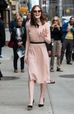 ELLE FANNING at The Late Show with David Letterman in New York 0910