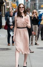 ELLE FANNING at The Late Show with David Letterman in New York 0910