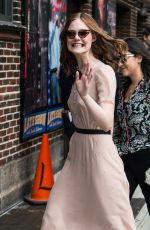 ELLE FANNING at The Late Show with David Letterman in New York 0910