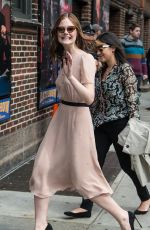 ELLE FANNING at The Late Show with David Letterman in New York 0910