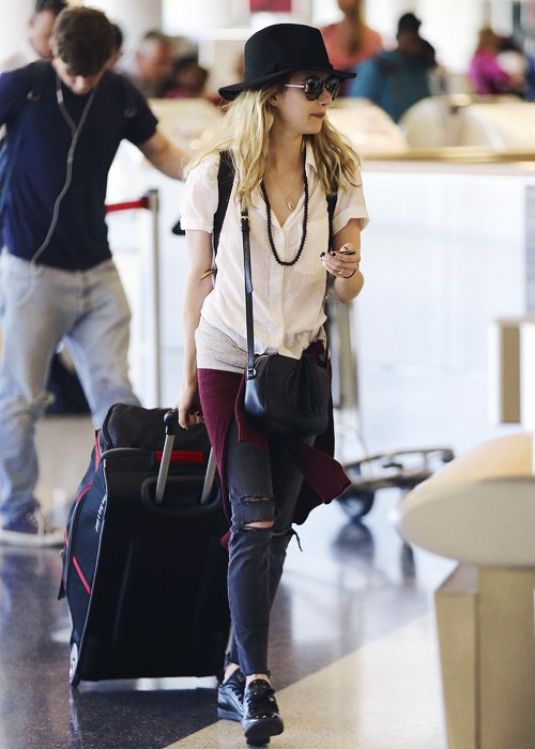 Emma Roberts LAX Airport May 7, 2013 – Star Style