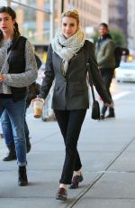 EMMA ROBERTS Out and About in New York 2710