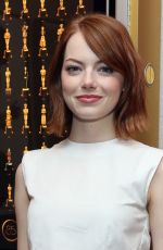 EMMA STONE at Birdman Ampas Screening in New York
