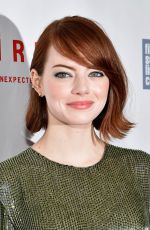EMMA STONE at Birdman Ccreening at 52nd New York Film Festival
