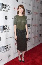 EMMA STONE at Birdman Ccreening at 52nd New York Film Festival