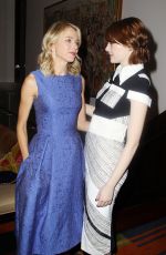 EMMA STONE at Birdman of the Unexpected Virtue of Ignorance Special Luncheon in New York