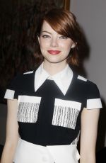 EMMA STONE at Birdman of the Unexpected Virtue of Ignorance Special Luncheon in New York