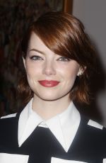 EMMA STONE at Birdman of the Unexpected Virtue of Ignorance Special Luncheon in New York