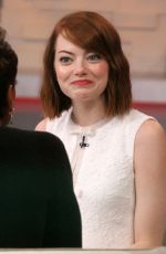 EMMA STONE at Good Morning America in New York 1510