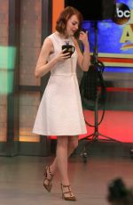 EMMA STONE at Good Morning America in New York 1510