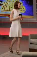 EMMA STONE at Good Morning America in New York 1510