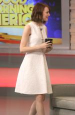 EMMA STONE at Good Morning America in New York 1510