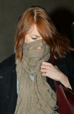 EMMA STONE at Los Angeles International Airport 2310