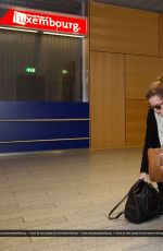 EMMA WATSON at Ankunft Findel Airport in Luxembourg