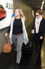 EMMA WATSON at Ankunft Findel Airport in Luxembourg