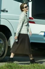 EMMA WATSON on the Set of Colonia Dignidad in Luxembourgh