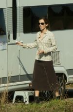 EMMA WATSON on the Set of Colonia Dignidad in Luxembourgh