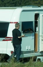 EMMA WATSON on the Set of Colonia Dignidad in Luxembourgh