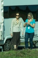 EMMA WATSON on the Set of Colonia Dignidad in Luxembourgh