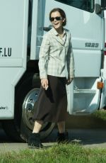 EMMA WATSON on the Set of Colonia Dignidad in Luxembourgh