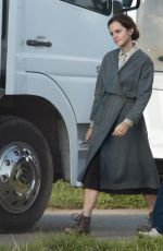 EMMA WATSON on the Set of Colonia Dignidad in Luxembourgh