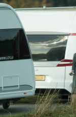 EMMA WATSON on the Set of Colonia Dignidad in Luxembourgh