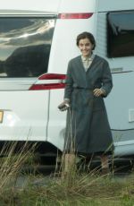 EMMA WATSON on the Set of Colonia Dignidad in Luxembourgh