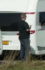 EMMA WATSON on the Set of Colonia Dignidad in Luxembourgh