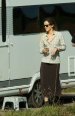 EMMA WATSON on the Set of Colonia Dignidad in Luxembourgh
