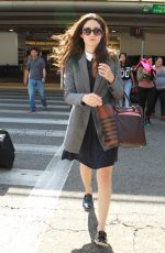 EMMY ROSSUM at LAX Airport in Los Angeles 1810