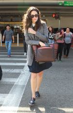EMMY ROSSUM at LAX Airport in Los Angeles 1810