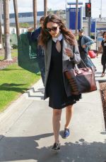 EMMY ROSSUM at LAX Airport in Los Angeles 1810