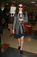 EMMY ROSSUM at LAX Airport in Los Angeles 1810