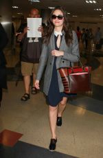 EMMY ROSSUM at LAX Airport in Los Angeles 1810
