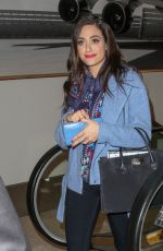 EMMY ROSSUM Catching a Flight at LAX Airport in Los Angeles