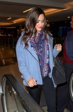 EMMY ROSSUM Catching a Flight at LAX Airport in Los Angeles