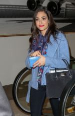 EMMY ROSSUM Catching a Flight at LAX Airport in Los Angeles