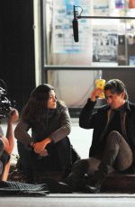 EMMY ROSSUM on the Set of Shameless in Hollywood 1110