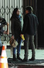 EMMY ROSSUM on the Set of Shameless in Hollywood 1110