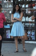 EMMY ROSSUM on the Set of Shameless in Hollywood 1110