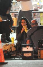 EMMY ROSSUM on the Set of Shameless in Hollywood 1110