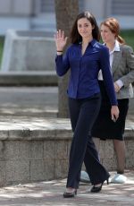 EMMY ROSSUM on the Set of Shameless in Los Angeles 0310