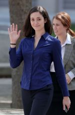 EMMY ROSSUM on the Set of Shameless in Los Angeles 0310