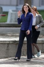 EMMY ROSSUM on the Set of Shameless in Los Angeles 0310
