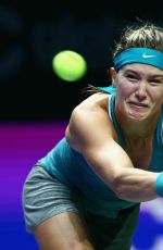 EUGENIE BOUCHAR at BNP Paribas WTA Finals in Singapore