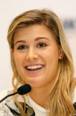 EUGENIE BOUCHAR at BNP Paribas WTA Finals Press Conference in Singapore