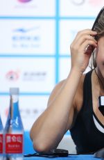 EUGENIE BOUCHARD at 2014 China Open Press Conference in Beijing